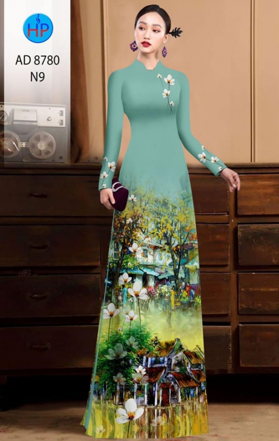 Top 50 mẫu vải áo dài in họa tiết thanh lịch, nhẹ nhàng mang đậm phong cách  người phụ nữ Việt Nam